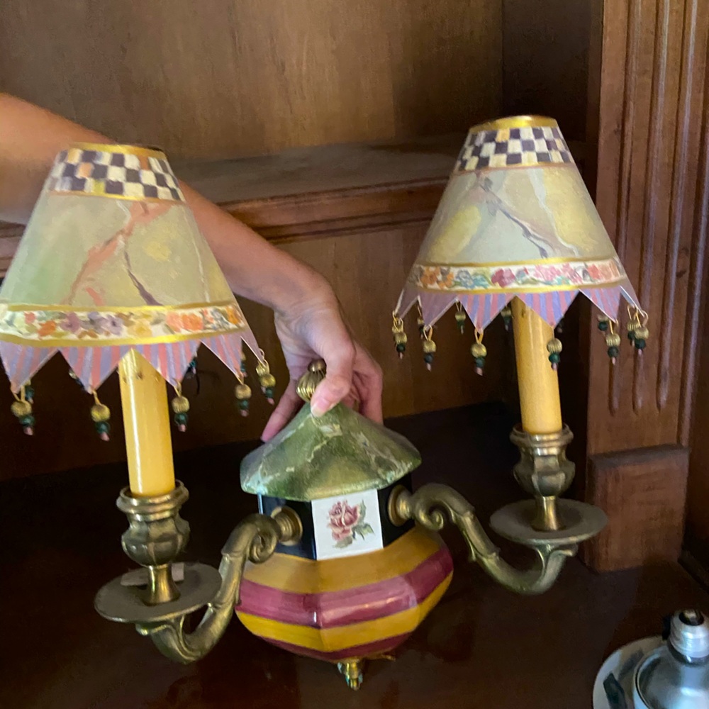 2 sets of Mackenzie wall lamps
